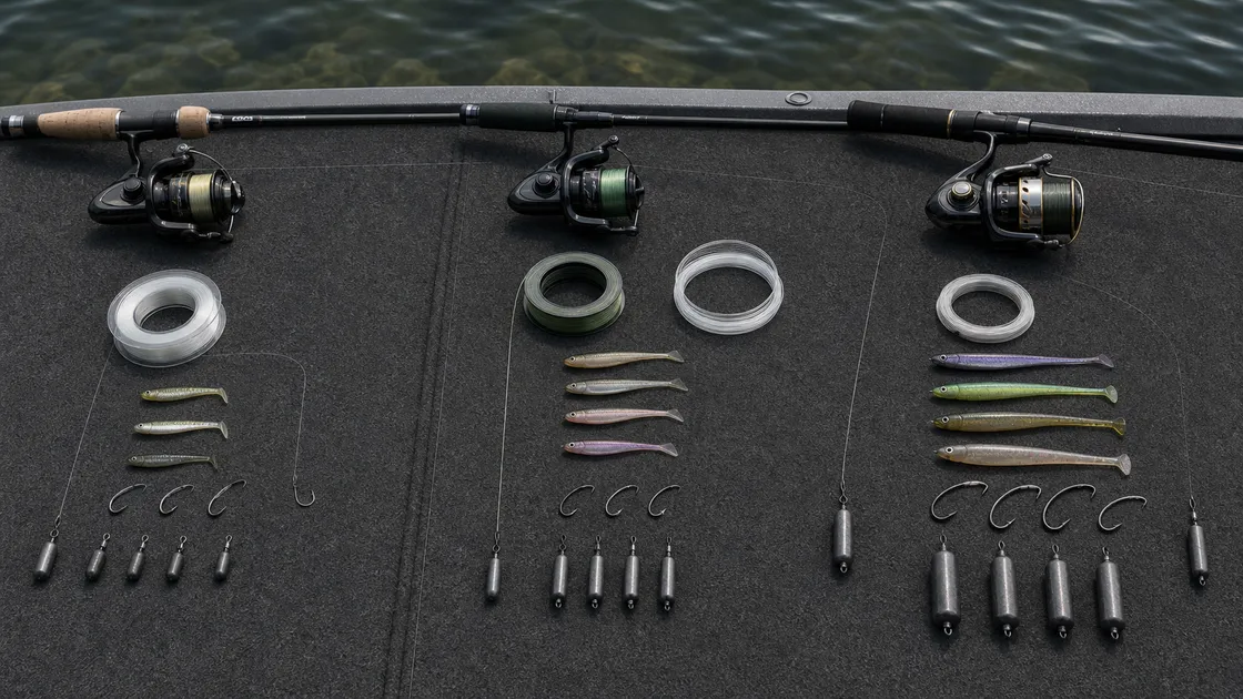 Drop shot gear groups for beginner regular and advanced Ontario smallmouth setups