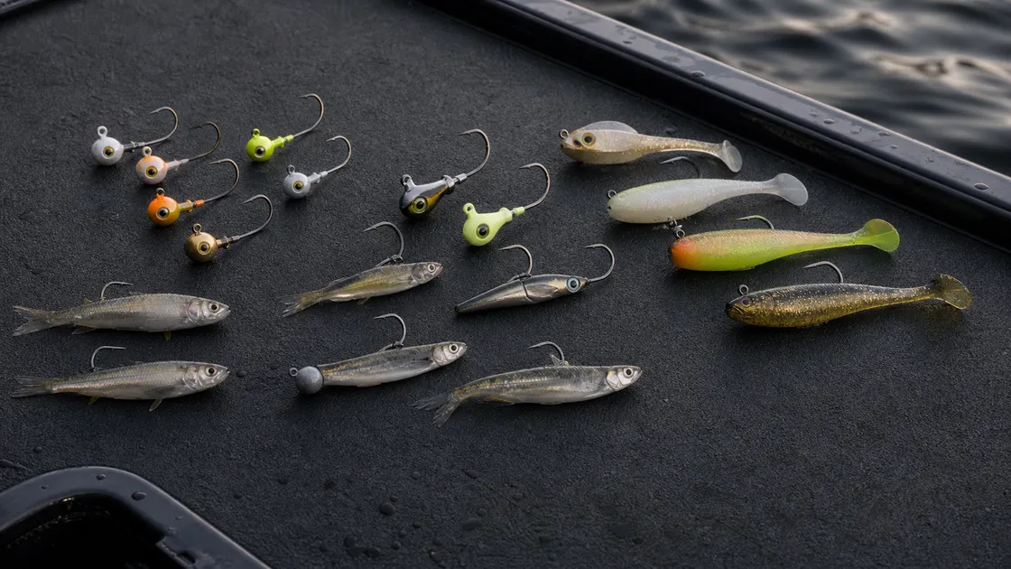 Jig head and minnow rigging choices for Ontario walleye